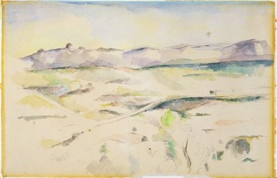 Mountain Range by Paul Cézanne